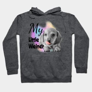 My Little Weiner Dachshund Puppy Hoodie